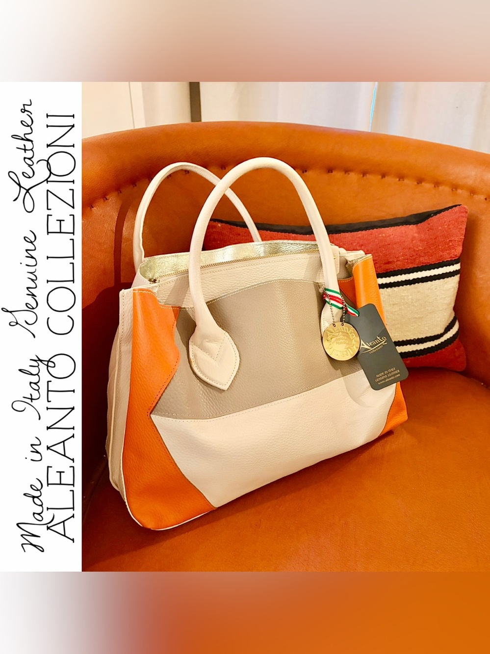 Aleanto Collezioni Italian Genuine Leather Purse